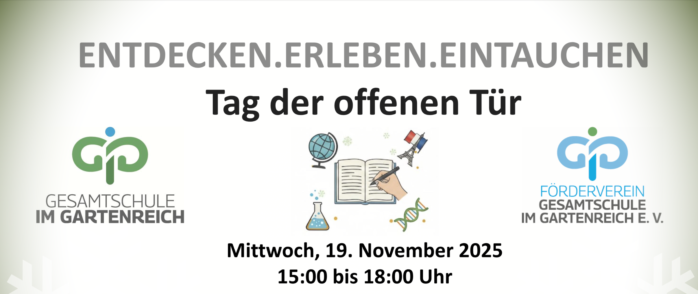 Programm zum Tag der offenen Tür