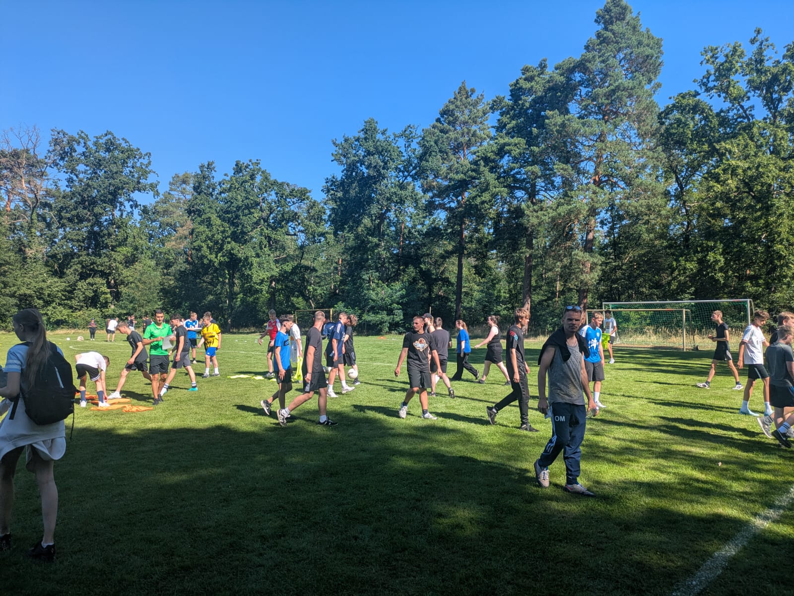 Schüler beim Sportfest