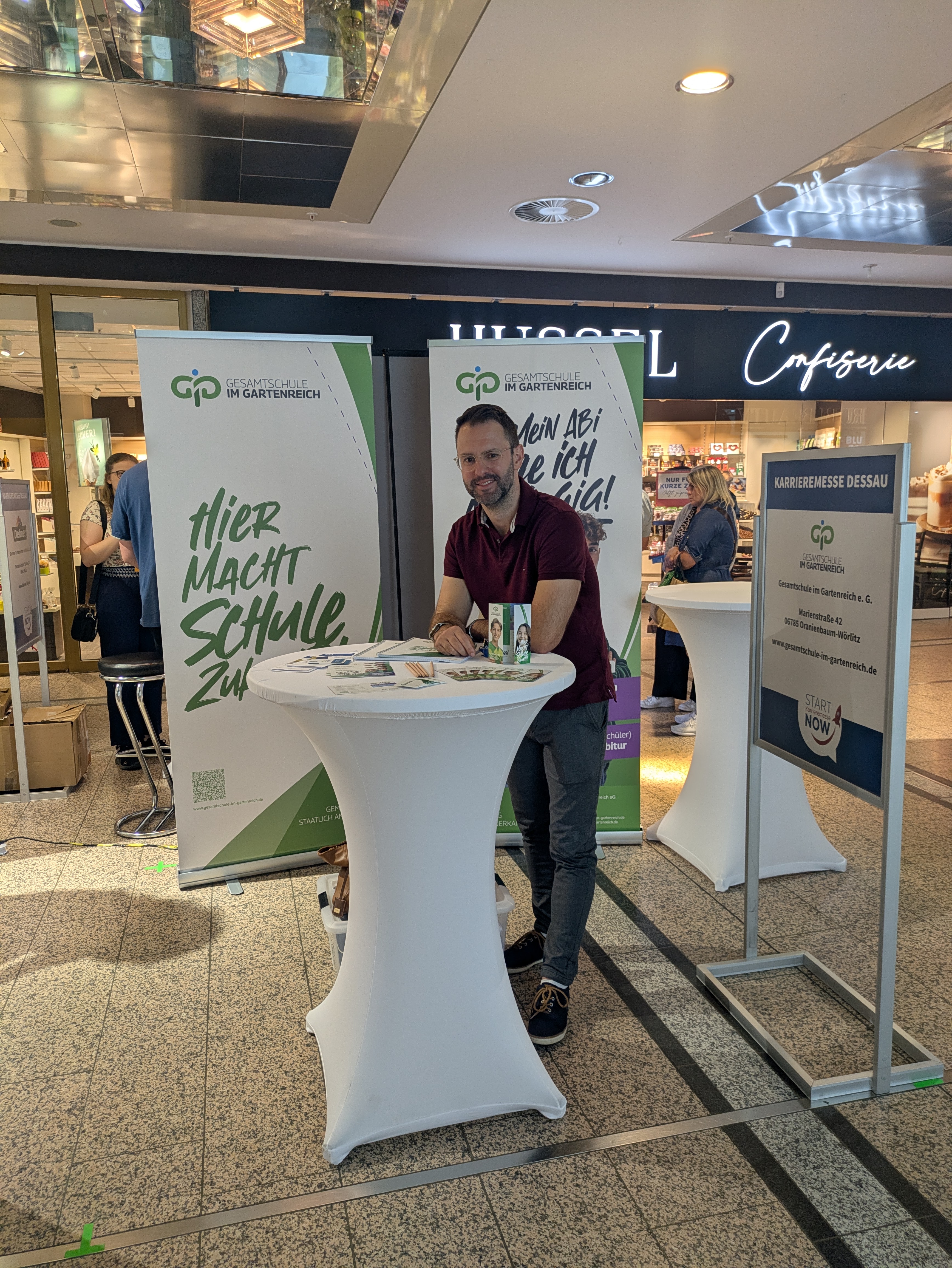 Lehrer bei der Start Now in Dessau