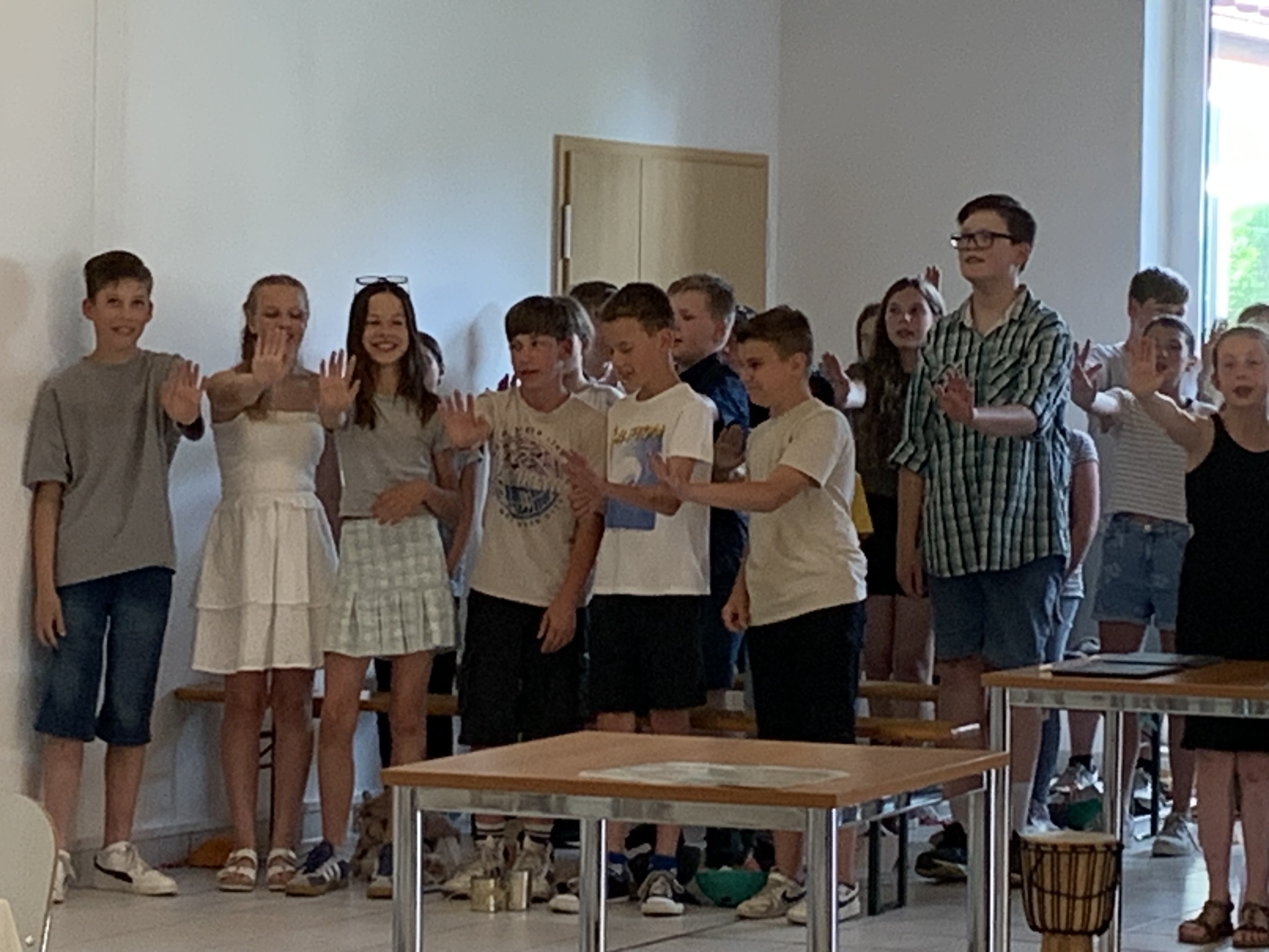 Klasse 5 stellt ihr Projekt vor