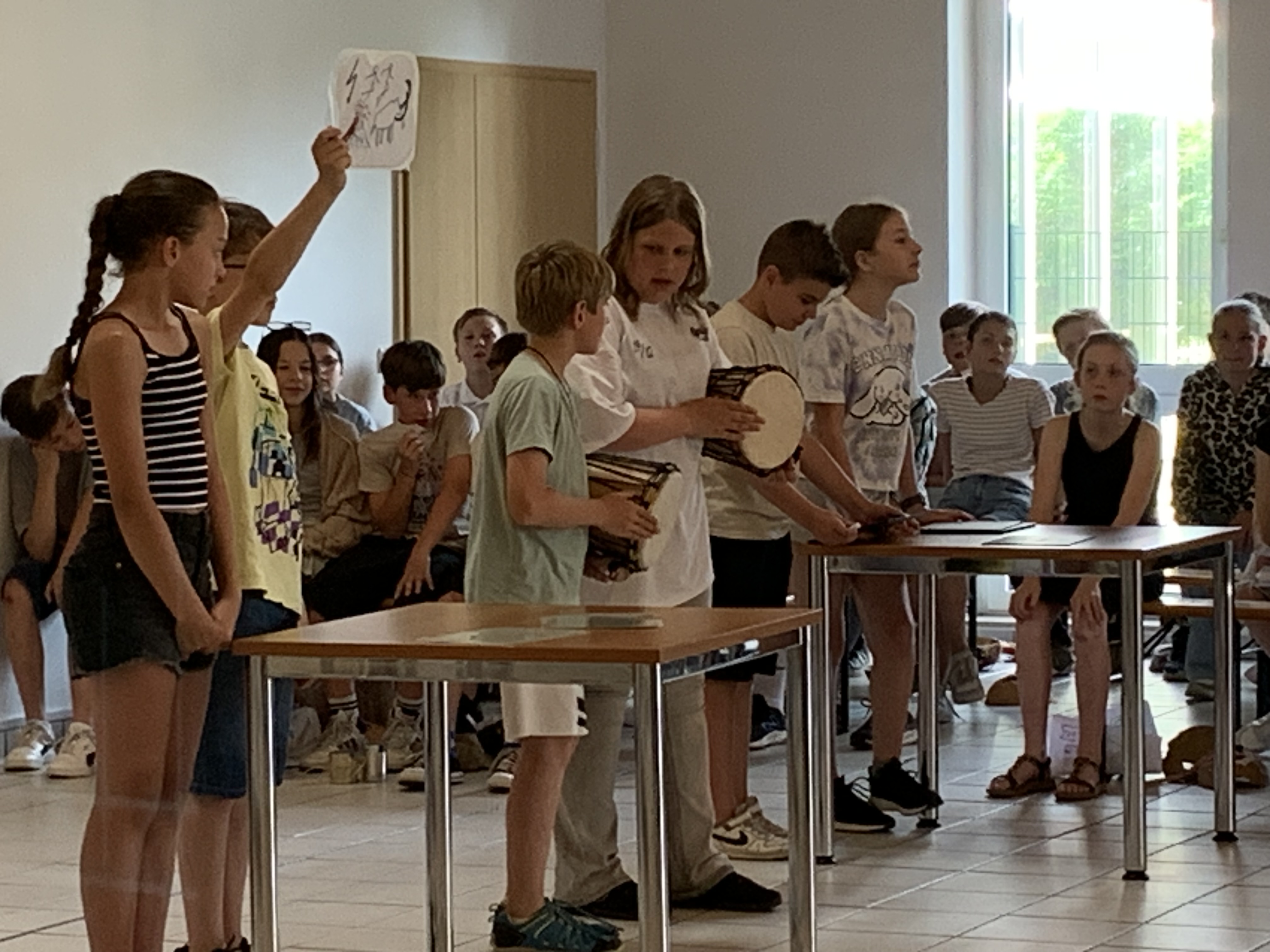 Klasse 5 stellt ihr Projekt vor