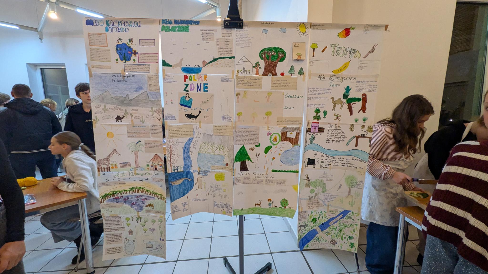 Präsentation des Themenkreises „Pflanzen“ in Klasse 6