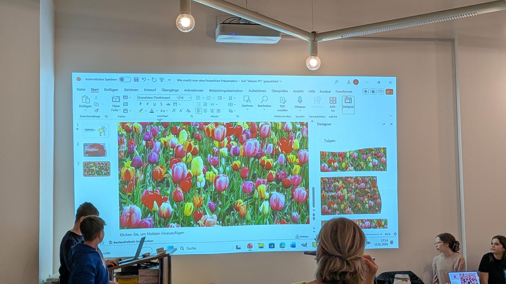 Präsentation des Themenkreises „Pflanzen“ in Klasse 6